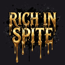 Rich In Spite - ECO001 100% Recycled Cotton Tote Bag Design
