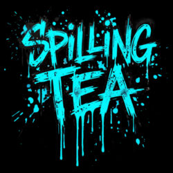 Spilling Tea - GD11 Softstyle® Adult Long Sleeve T-Shirt Design