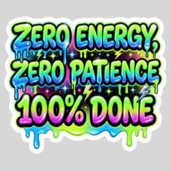 Zero Energy - 16oz Frosted Glass Beer Stein Design