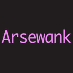 Arsewank - B640 Snapback Trucker Design