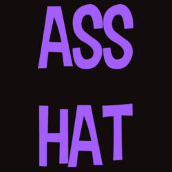 Ass Hat - RC027 Double Knit Printers Beanie Design