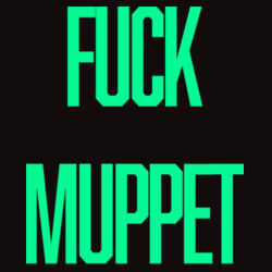 Fuck Muppet - RC027 Double Knit Printers Beanie Design