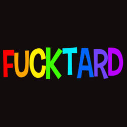 Fucktard - RC027 Double Knit Printers Beanie Design