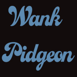 Wank Pidgeon - RC027 Double Knit Printers Beanie Design