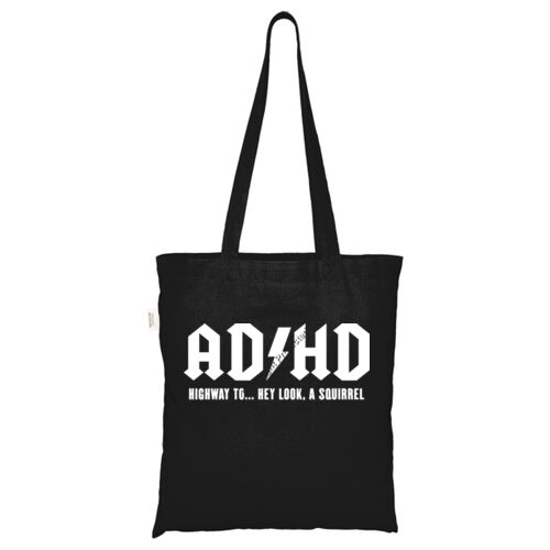 ADHD - Highway to... - ECO001 100% Recycled Cotton Tote Bag Thumbnail