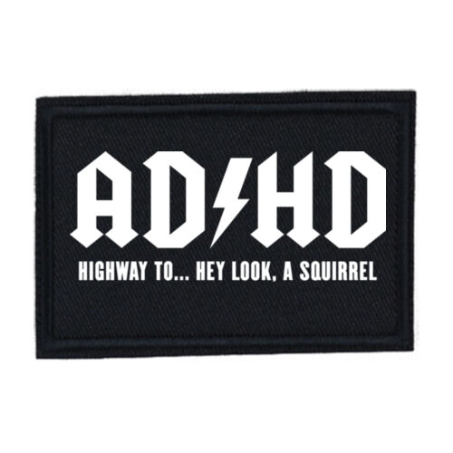 ADHD - Highway to... - PR01 Landscape 12cm x 8cm Rectangle Sew-On Patch Thumbnail