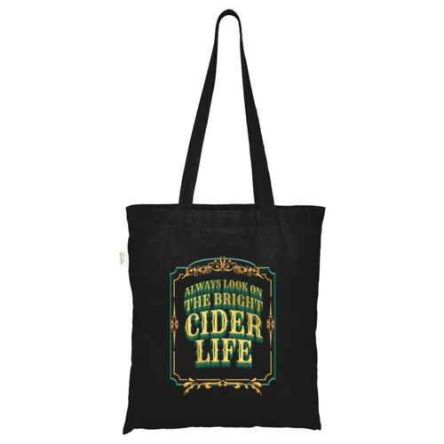 Bright Cider Life 2 - ECO001 100% Recycled Cotton Tote Bag Thumbnail