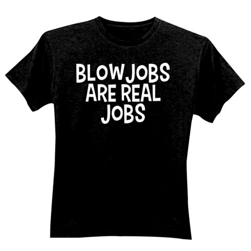 Blowjobs Are Real Jobs - GD01 Softstyle Adult T-Shirt Thumbnail