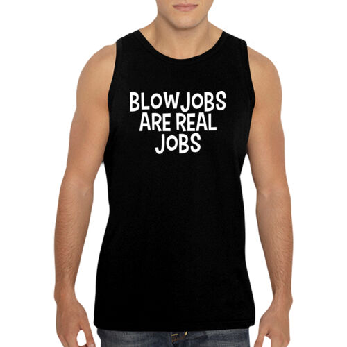 Blowjobs Are Real Jobs - GD12 Softstyle® Adult Tank Top Thumbnail