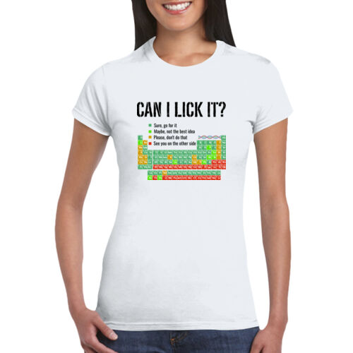 Can I Lick It? - GD72 Softstyle® Ladies' T-Shirt Thumbnail