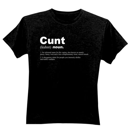 Cunt Noun - GD01 Softstyle Adult T-Shirt Thumbnail