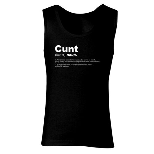 Cunt Noun - GD77 Softstyle® Ladies' Tank Top Thumbnail