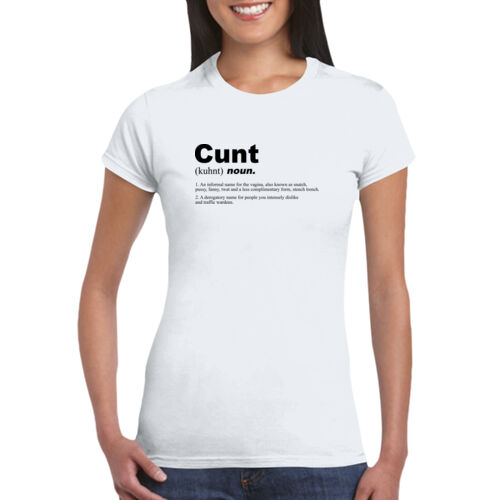 Cunt Noun - GD72 Softstyle® Ladies' T-Shirt Thumbnail