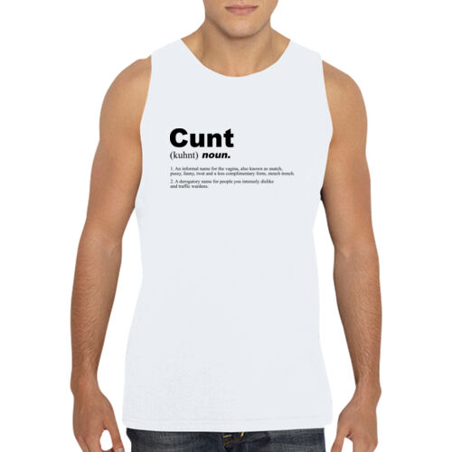 Cunt Noun - GD12 Softstyle® Adult Tank Top Thumbnail
