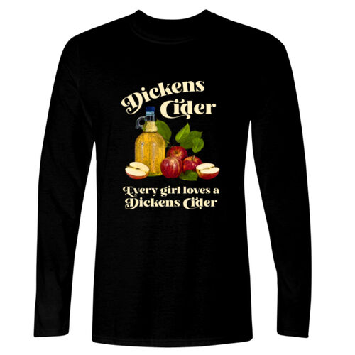 Dickens Cider - GD11 Softstyle® Adult Long Sleeve T-Shirt Thumbnail