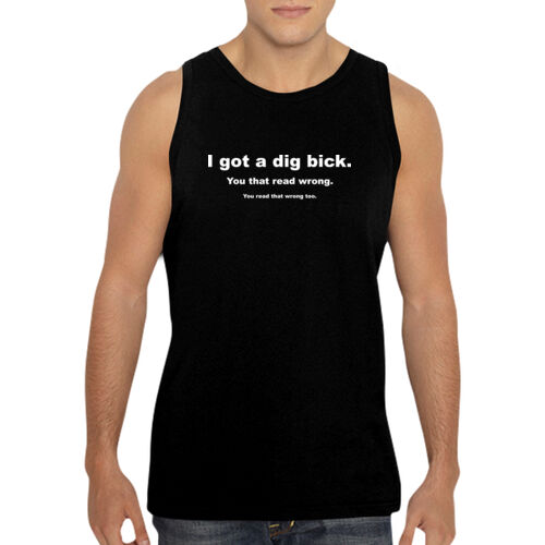 Dig Bick - GD12 Softstyle® Adult Tank Top Thumbnail