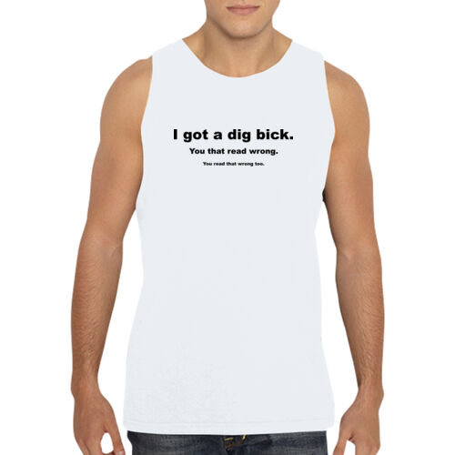 Dig Bick - GD12 Softstyle® Adult Tank Top Thumbnail