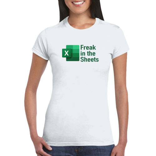 Freak In The Sheets - GD72 Softstyle® Ladies' T-Shirt Thumbnail