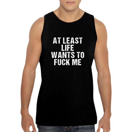 Life Wants To Fuck Me - GD12 Softstyle® Adult Tank Top Thumbnail