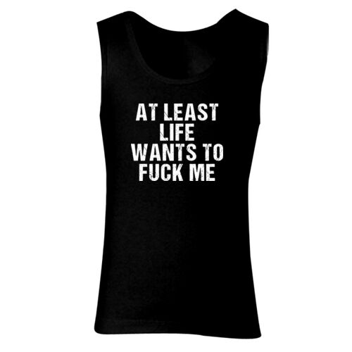 Life Wants To Fuck Me - GD77 Softstyle® Ladies' Tank Top Thumbnail