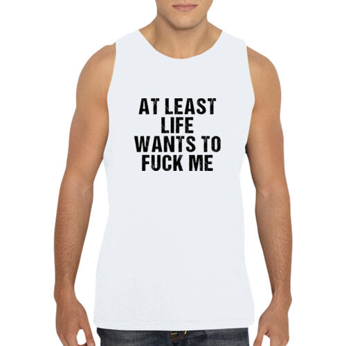 Life Wants To Fuck Me - GD12 Softstyle® Adult Tank Top Thumbnail