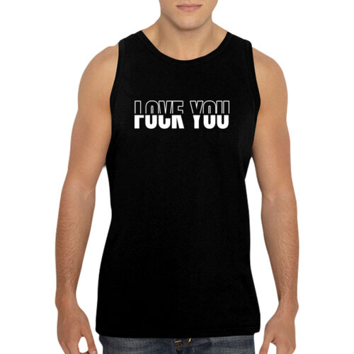 Love You Fuck You - GD12 Softstyle® Adult Tank Top Thumbnail