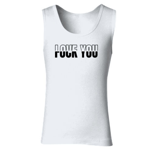 Love You Fuck You - GD77 Softstyle® Ladies' Tank Top Thumbnail