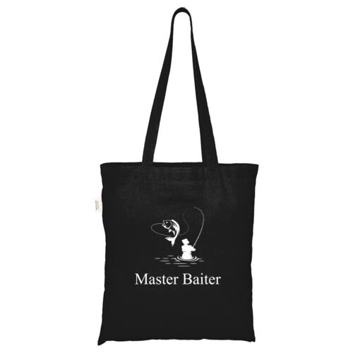 Master Baiter - ECO001 100% Recycled Cotton Tote Bag Thumbnail