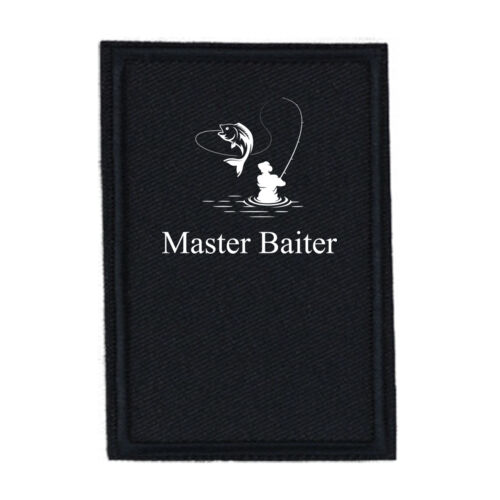 Master Baiter - PR01 Portrait 8cm x 12cm Rectangle Sew-On Patch Thumbnail