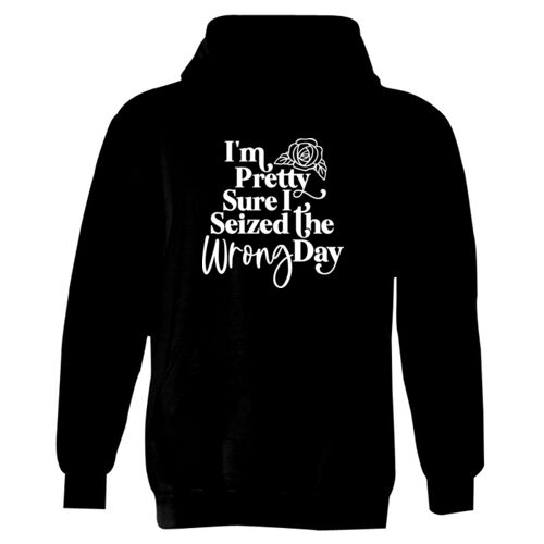 Seized The Wrong Day - Heavy Blend™ Adult Hooded Sweatshirt Thumbnail