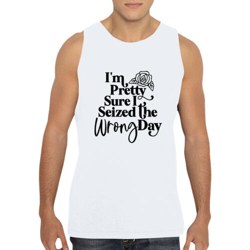 Seized The Wrong Day - GD12 Softstyle® Adult Tank Top Thumbnail