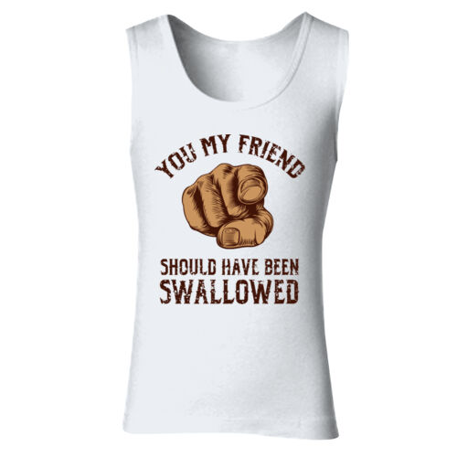Should Have Been Swallowed - GD77 Softstyle® Ladies' Tank Top Thumbnail