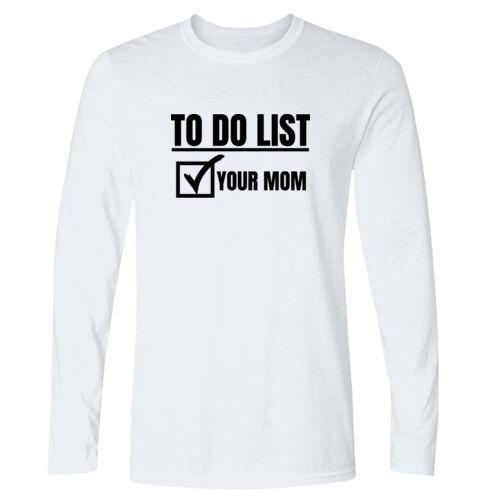 To Do List - GD11 Softstyle® Adult Long Sleeve T-Shirt Thumbnail