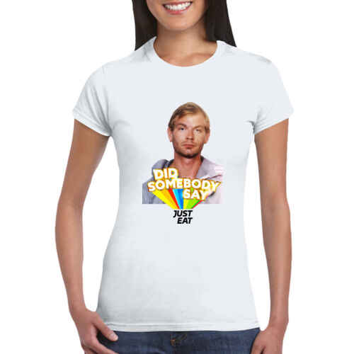 Just Eat - GD72 Softstyle® Ladies' T-Shirt Thumbnail