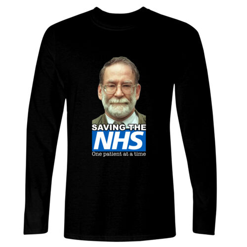 Saving The NHS - GD11 Softstyle® Adult Long Sleeve T-Shirt Thumbnail