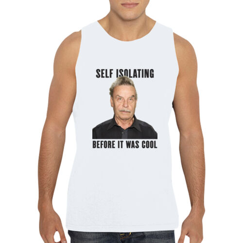 Self Isolating - GD12 Softstyle® Adult Tank Top Thumbnail