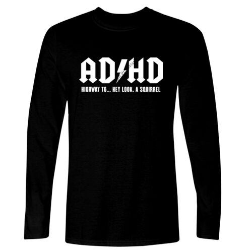 ADHD - Highway to... - GD11 Softstyle® Adult Long Sleeve T-Shirt Thumbnail