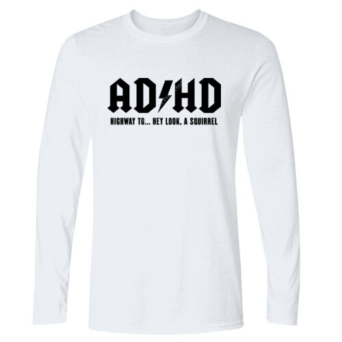 ADHD - Highway to... - GD11 Softstyle® Adult Long Sleeve T-Shirt Thumbnail
