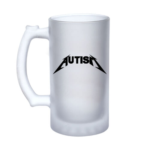 Autism Metallica - 16oz Frosted Glass Beer Stein Thumbnail