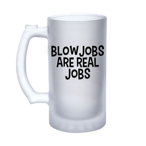 Blowjobs - 16oz Frosted Glass Beer Stein Thumbnail