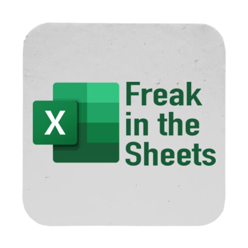 Freak In The Sheets - 9cm Square Hardback Drinks Coaster Thumbnail