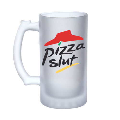 Pizza Slut - 16oz Frosted Glass Beer Stein Thumbnail