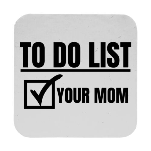 To Do List - 9cm Square Hardback Drinks Coaster Thumbnail