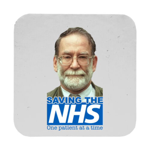 Saving The NHS - 9cm Square Hardback Drinks Coaster Thumbnail