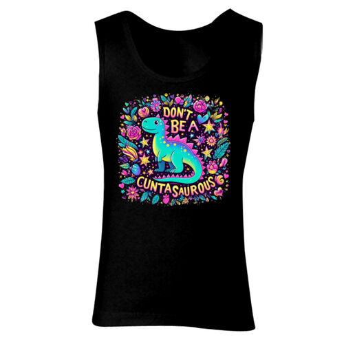 Don't Be A Cuntasaurous - GD77 Softstyle® Ladies' Tank Top Thumbnail