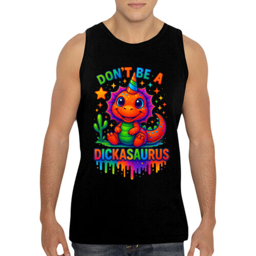 Don't Be A Dickasaurous - GD12 Softstyle® Adult Tank Top Thumbnail