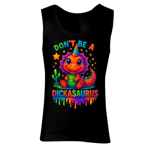Don't Be A Dickasaurous - GD77 Softstyle® Ladies' Tank Top Thumbnail