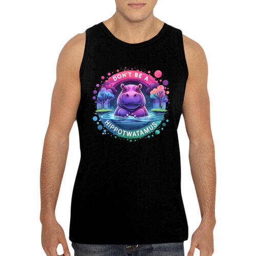 Don't Be A Hippotwatamus - GD12 Softstyle® Adult Tank Top Thumbnail