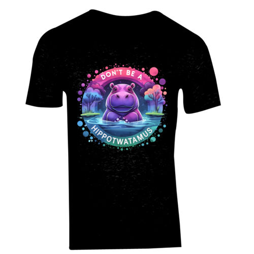 Don't Be A Hippotwatamus - GD10 Softstyle® Adult V-Neck T-Shirt Thumbnail