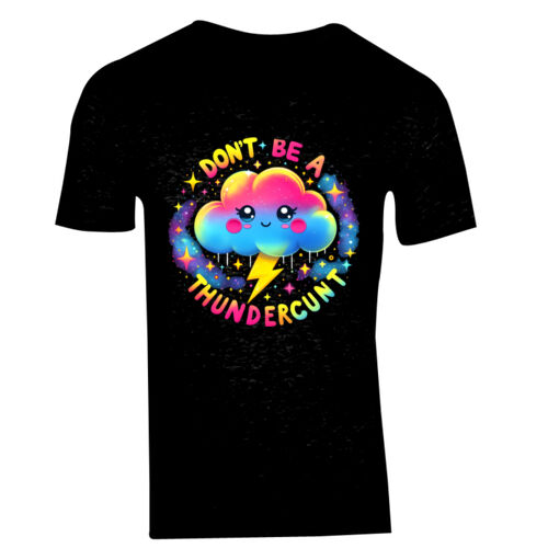 Don't Be A Thundercunt - GD10 Softstyle® Adult V-Neck T-Shirt Thumbnail